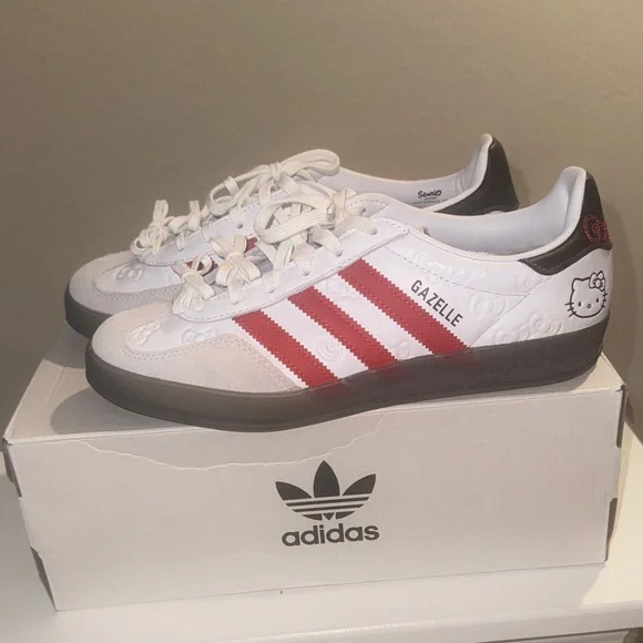 adidas gazelle silver green womens adidas Gazelle 'Team Victory Red Off White Cream White' Men's Shoes 9.5